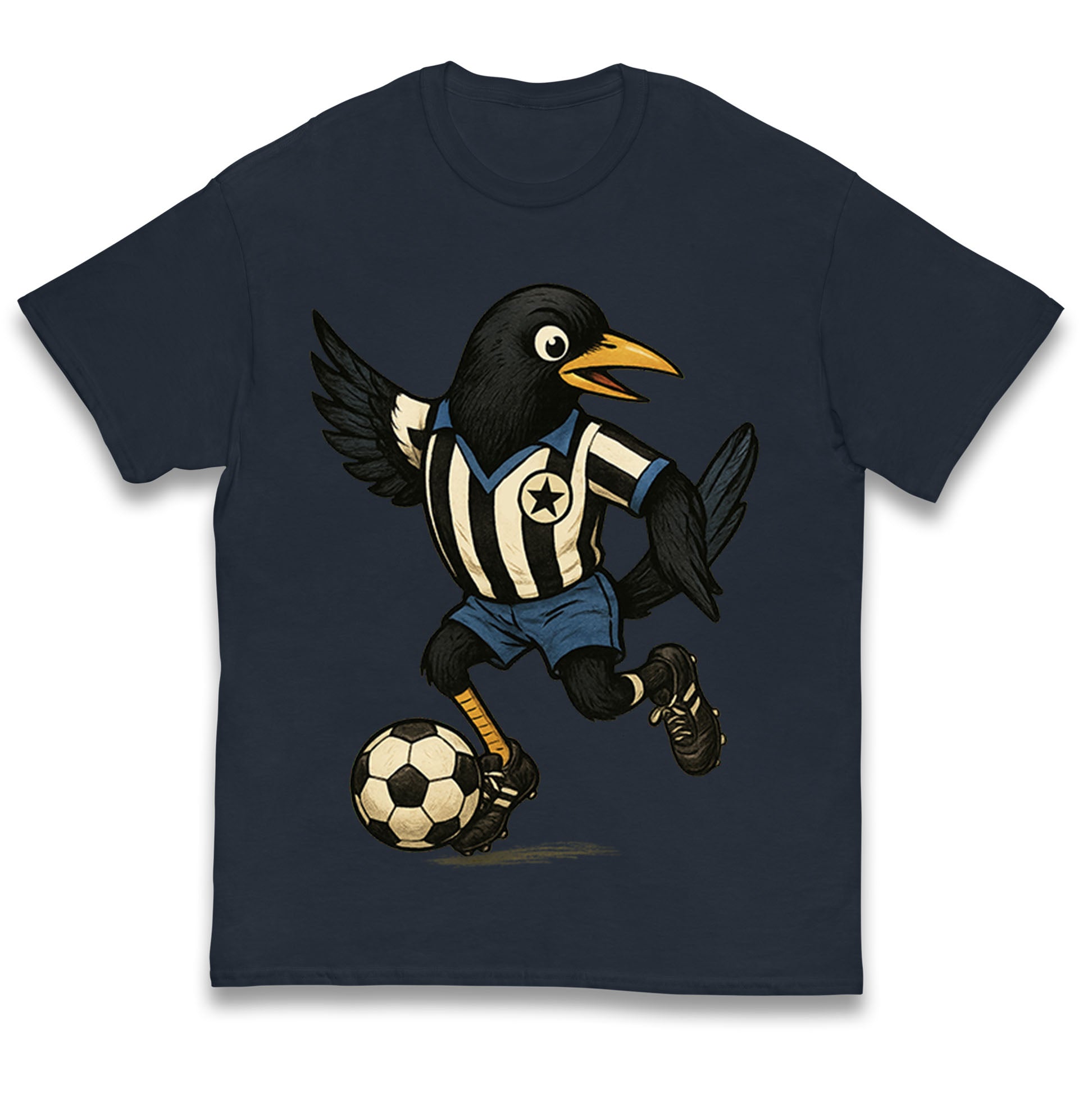 Retro Newcastle United Football Kids T Shirt