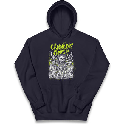 Cannabis Corpse Band Kids Hoodie