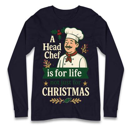 Head Chef Christmas Longsleeve T Shirt
