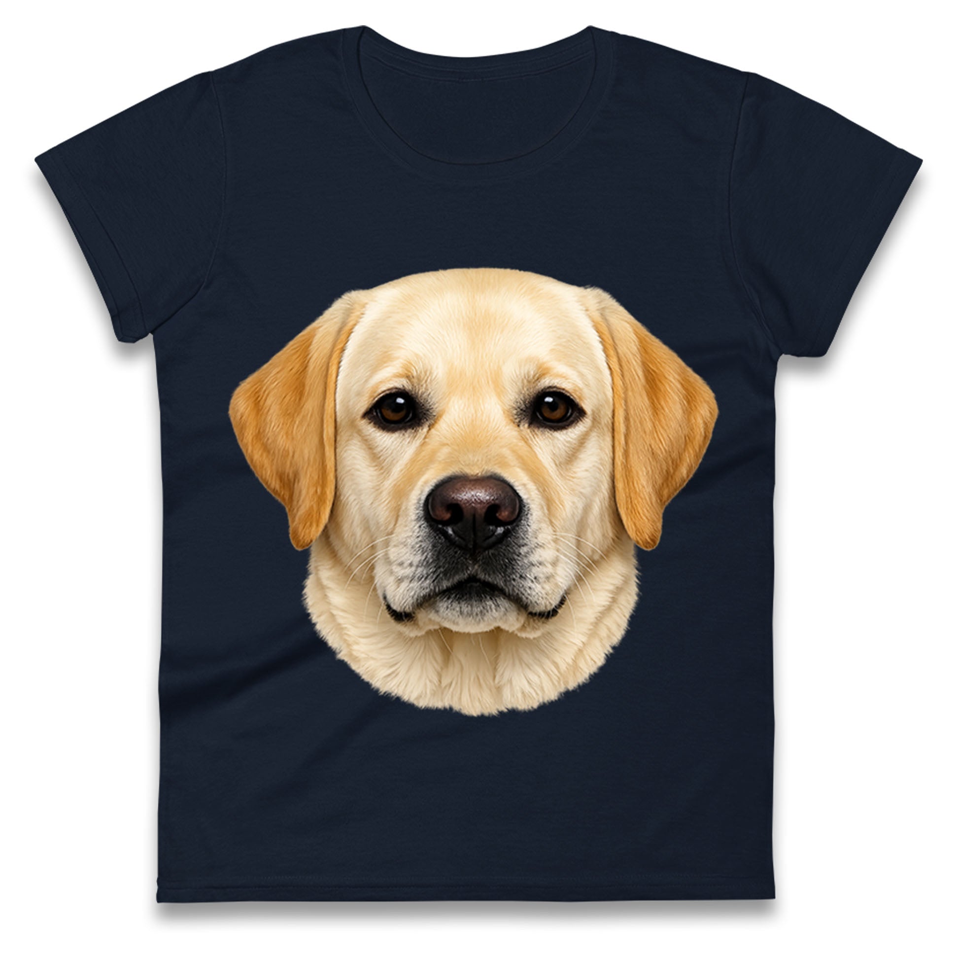 Labrador Dog Face Ladies T Shirt