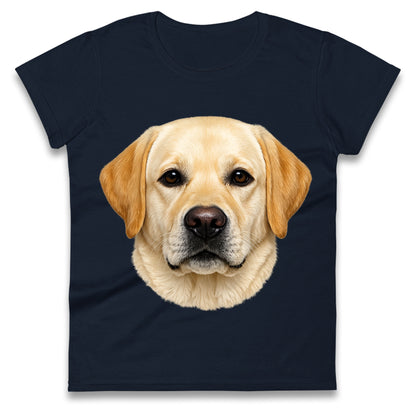 Labrador Dog Face Ladies T Shirt