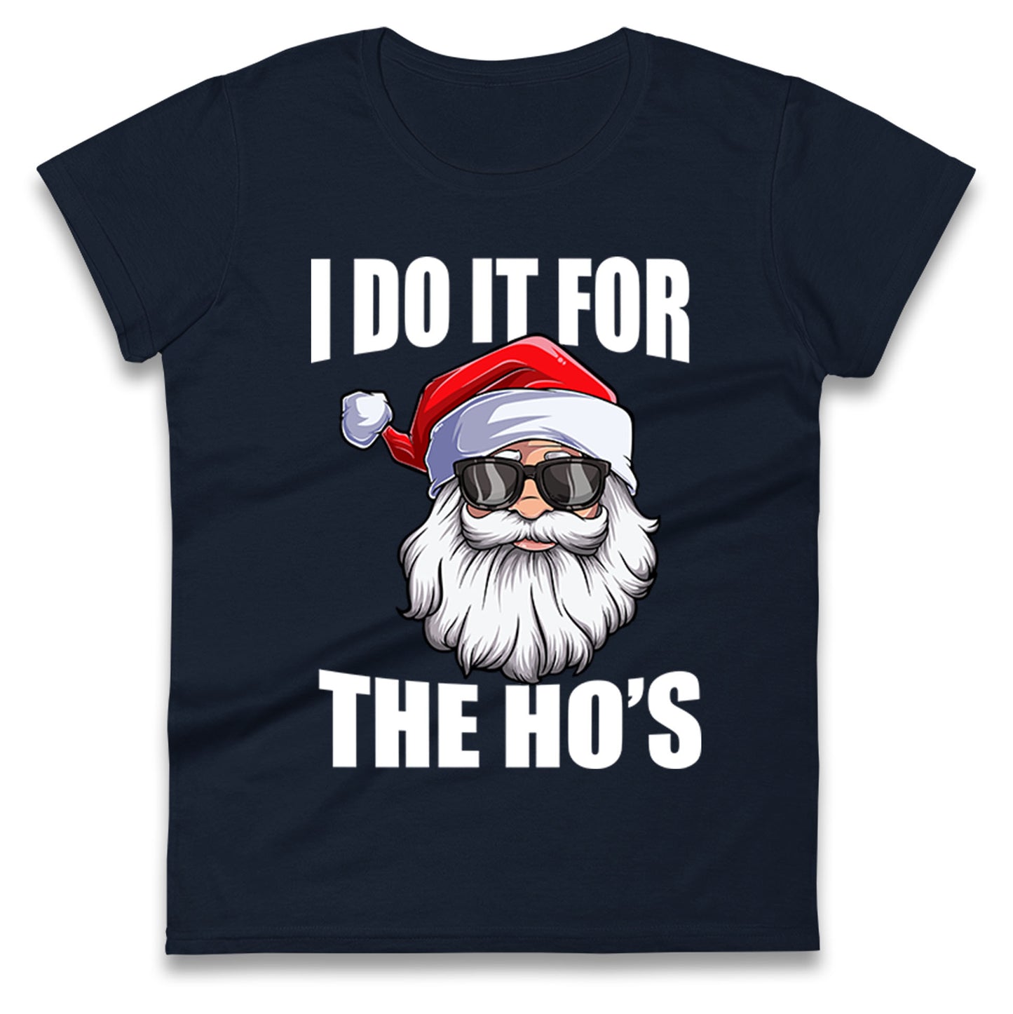 Ho Ho Ho Christmas Ladies T Shirt