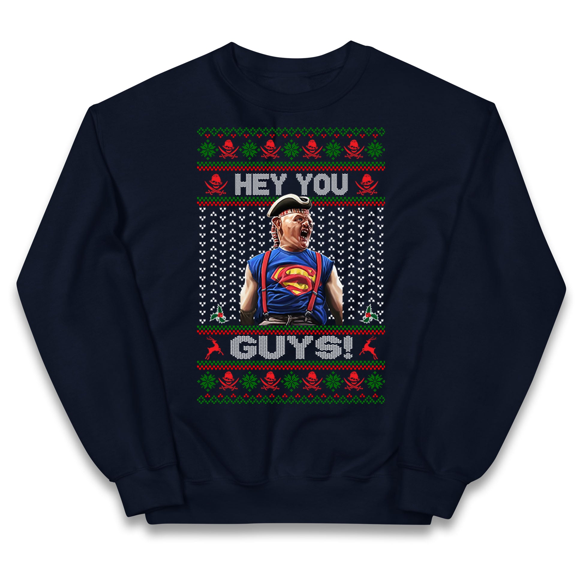 Goonies Sloth Christmas Kids Jumper
