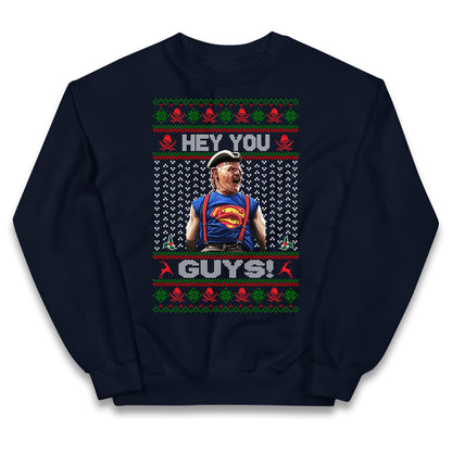 Goonies Sloth Christmas Kids Jumper