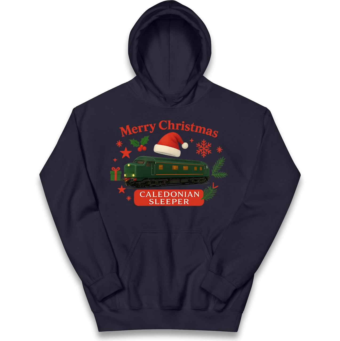 Caladonian Sleeper Christmas Kids Hoodie