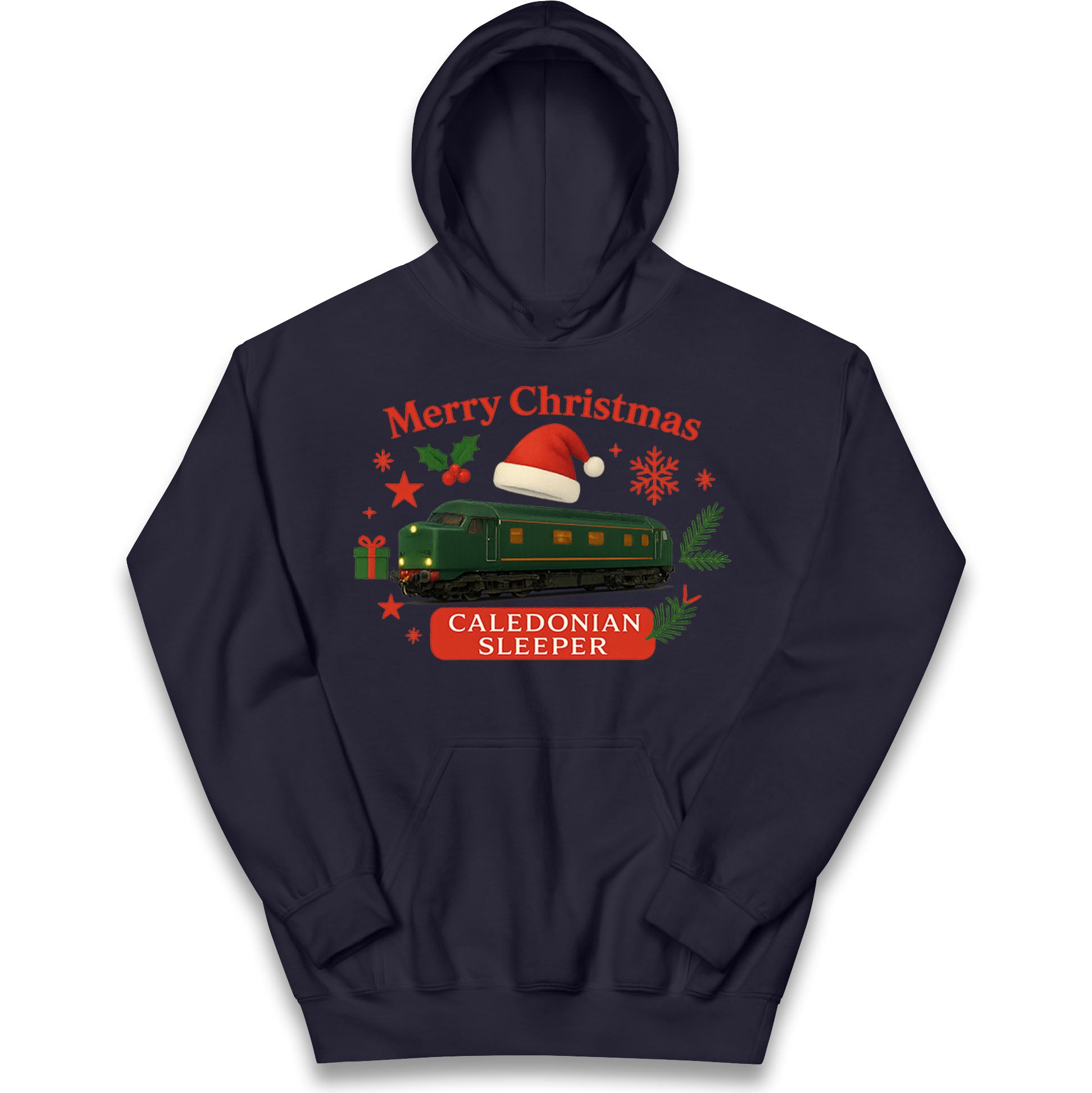 Caladonian Sleeper Christmas Kids Hoodie