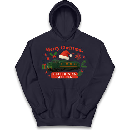 Caladonian Sleeper Christmas Kids Hoodie