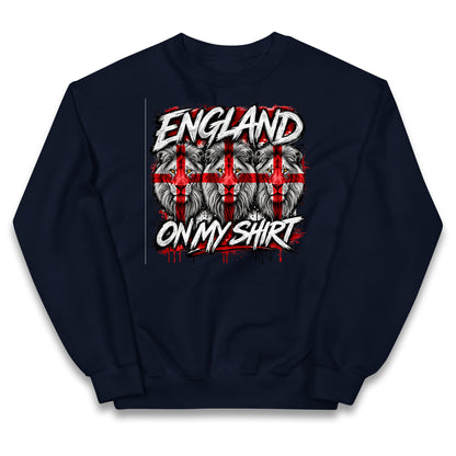 England 3 Lions World Cup 2026 Kids Jumper 