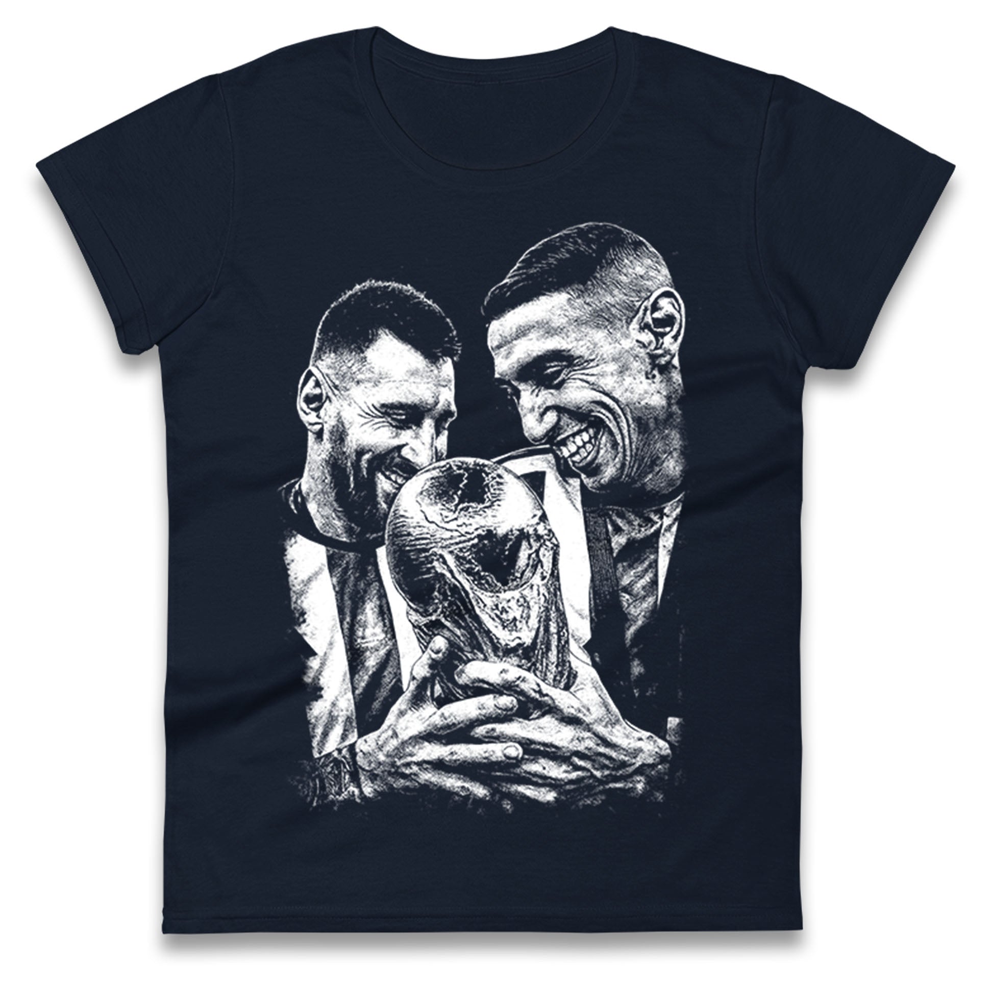 Lionel Messi Angel Di Maria Ladies T Shirt