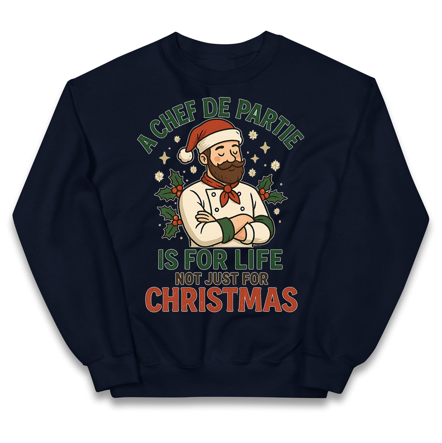 Chef De Partie Christmas Kids Jumper 