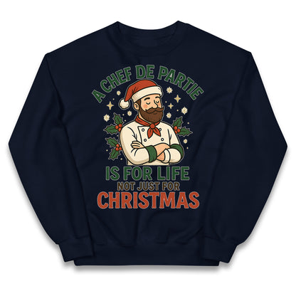 Chef De Partie Christmas Kids Jumper 