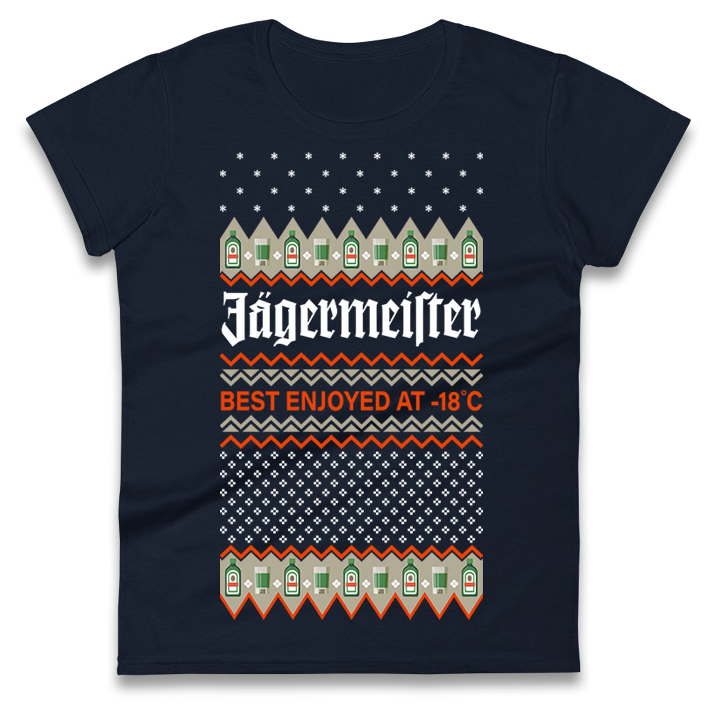 Jagermeister Shots Ladies T Shirt