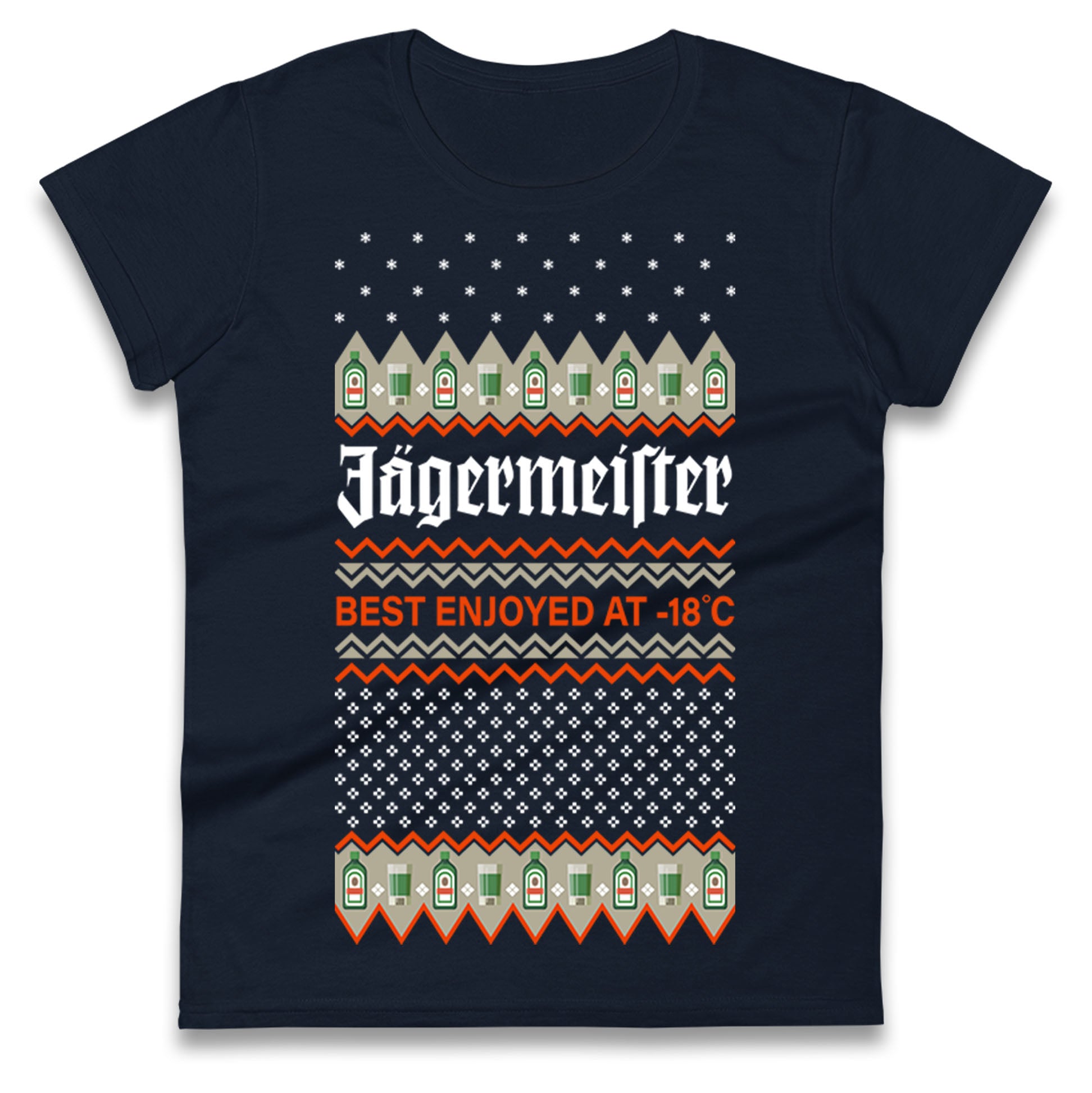 Jagermeister Shots Ladies T Shirt