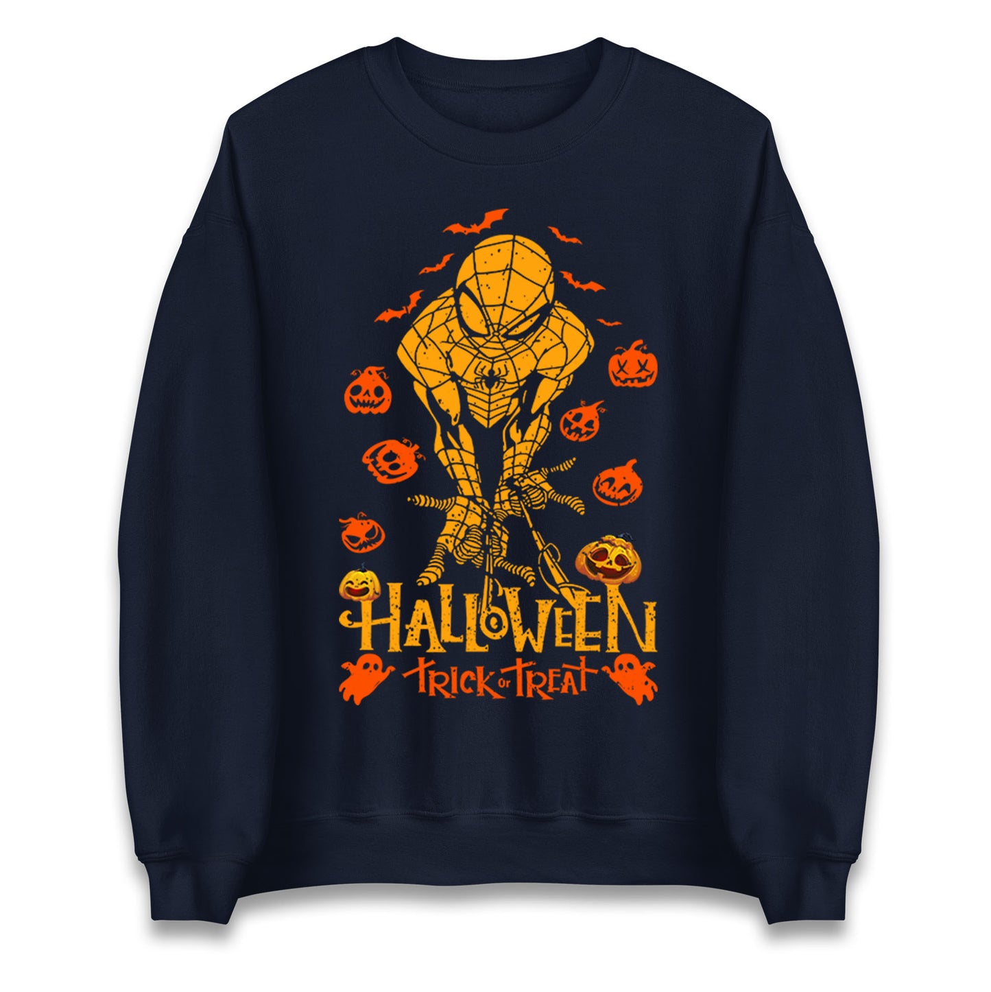 Spiderman Trick Or Treat Halloween Sweatshirt
