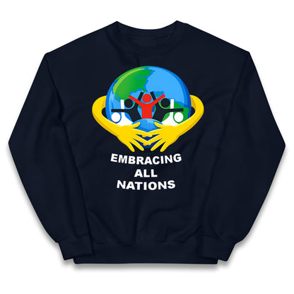 Embracing All Nations Kids Jumper