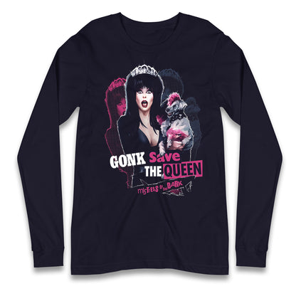 Elvira Gonk Save The Queen Long Sleeve Shirt
