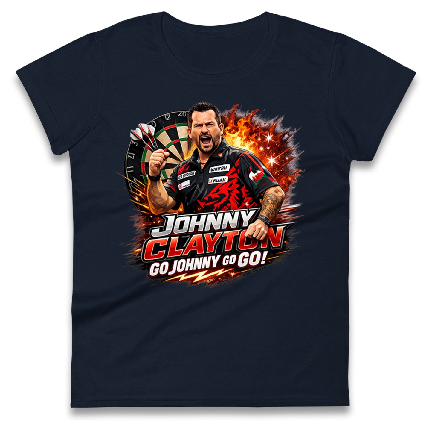Johnny Clayton Wales Ladies T Shirt