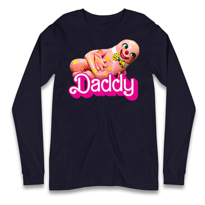 Funny Mr Blobby Daddy 90s Retro Longsleeve T Shirt