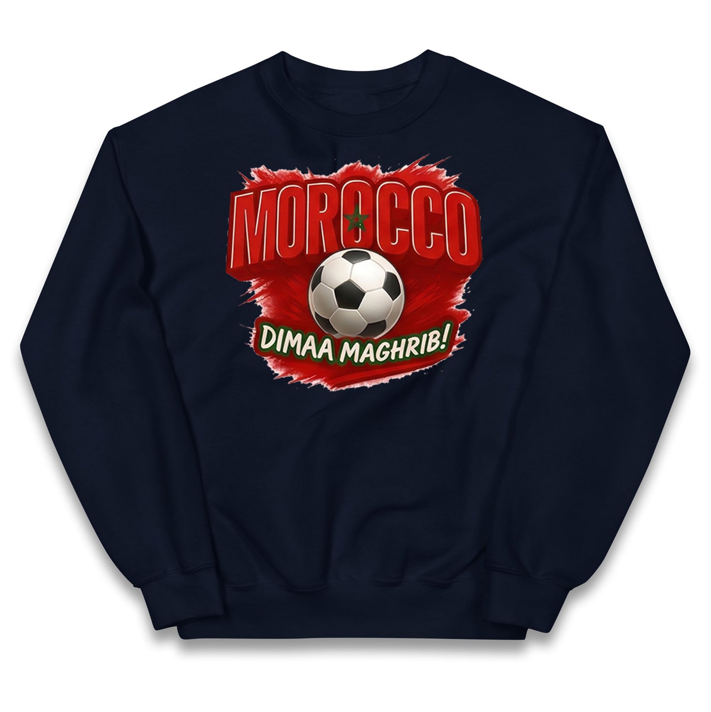 Morocco Retro World Cup Kids Jumper