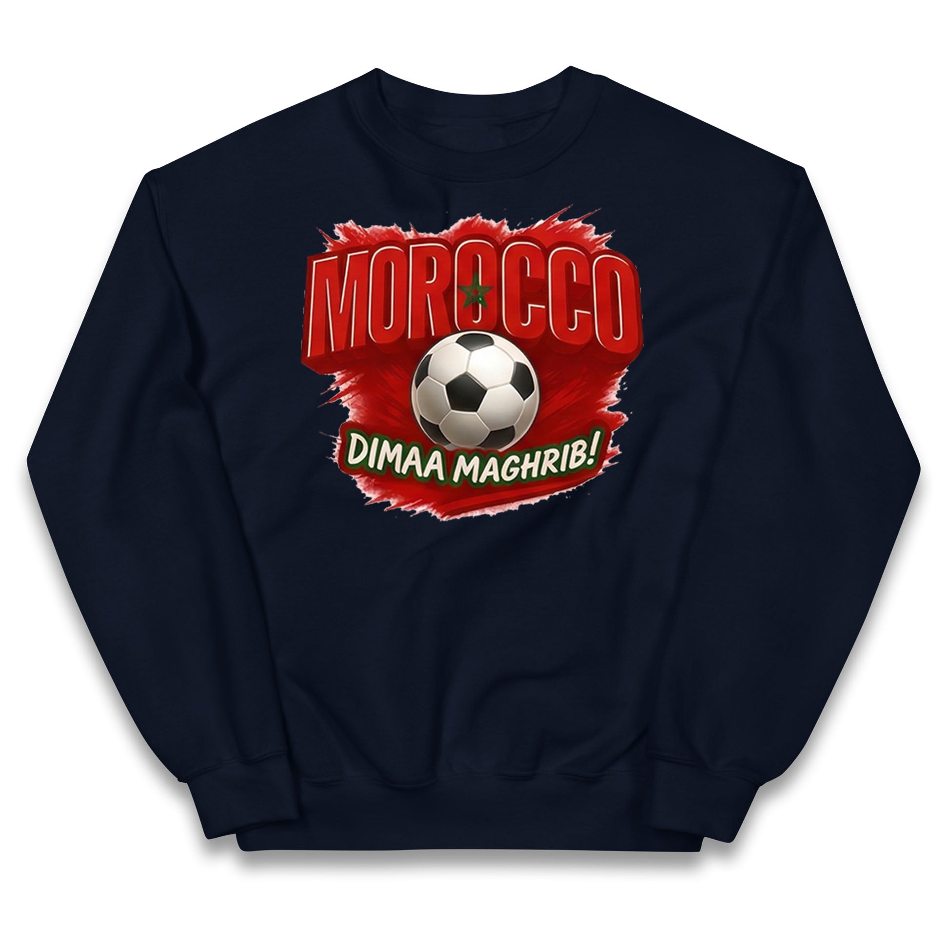 Morocco Retro World Cup Kids Jumper