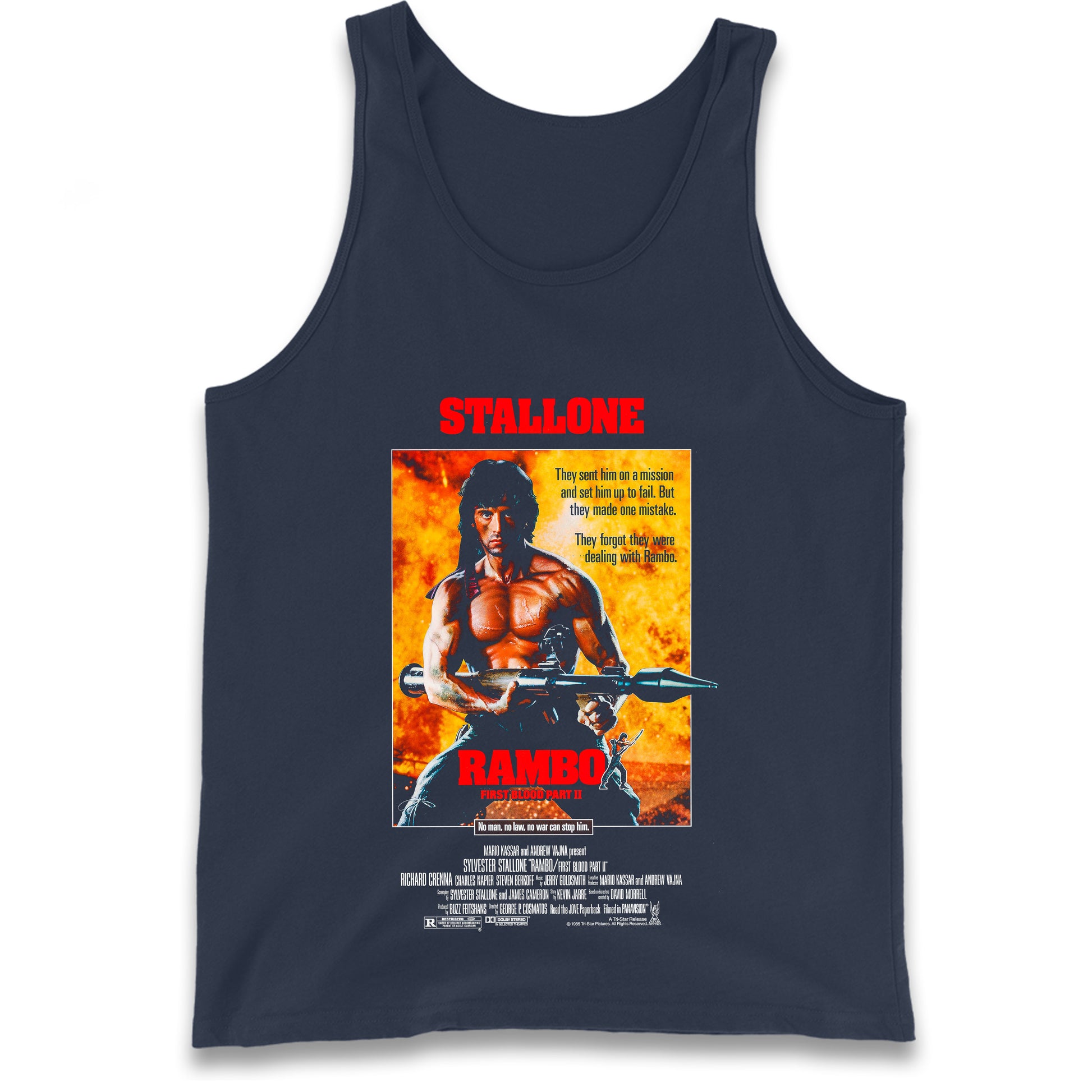 Rambo Movies Tank Top