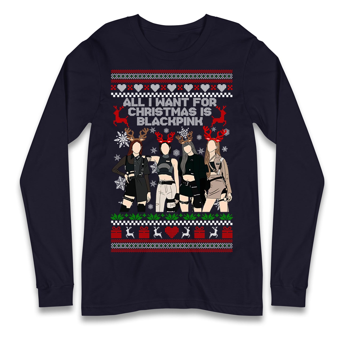 BlackPink Christmas Longsleeve T Shirt