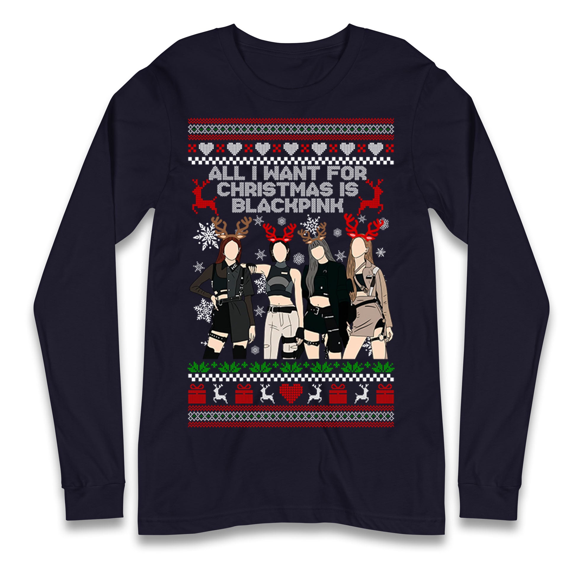 BlackPink Christmas Longsleeve T Shirt