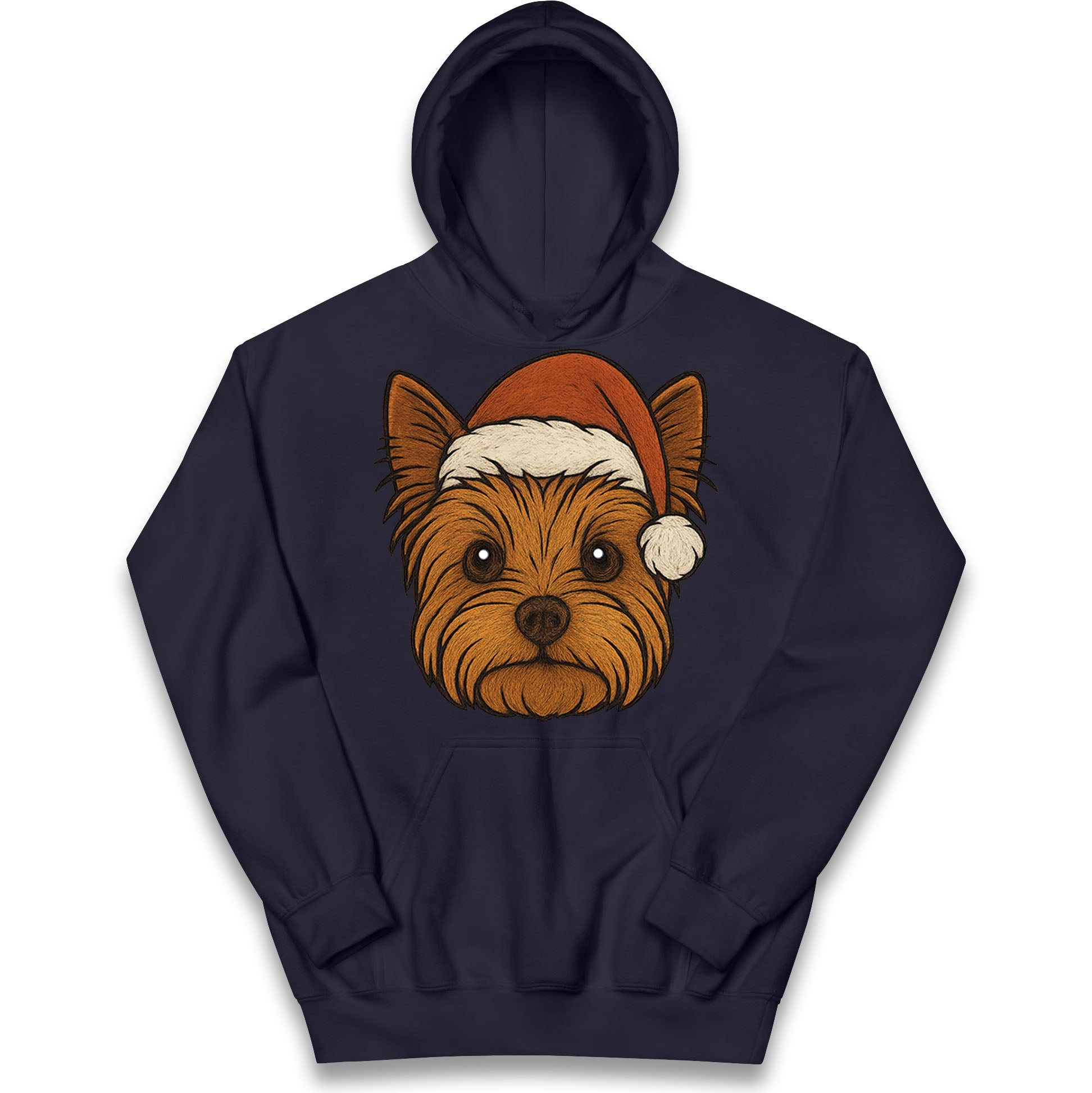 Yorkshire Terrier Christmas Kids Hoodie