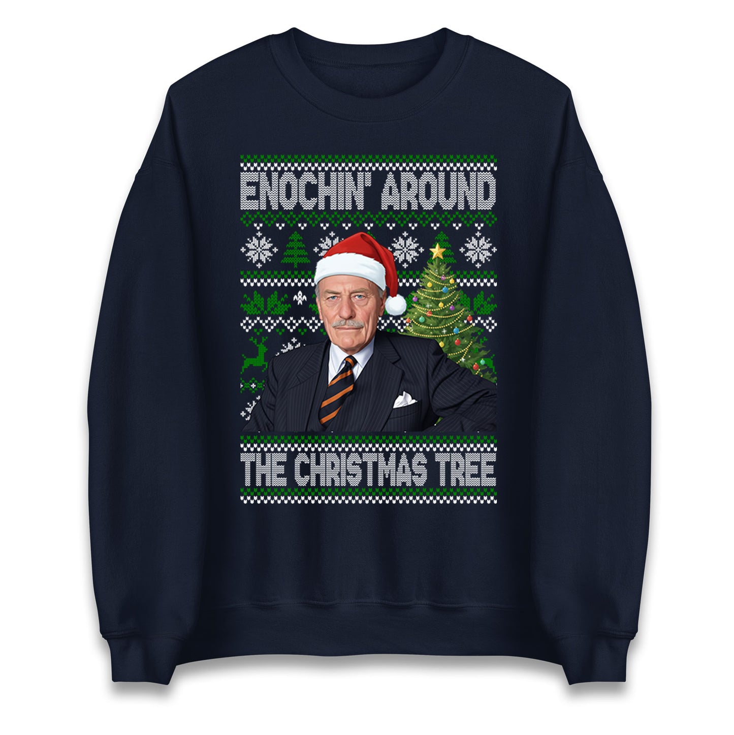 Enoch Powell Enochin Around the Christmas Tree Christmas Jumper