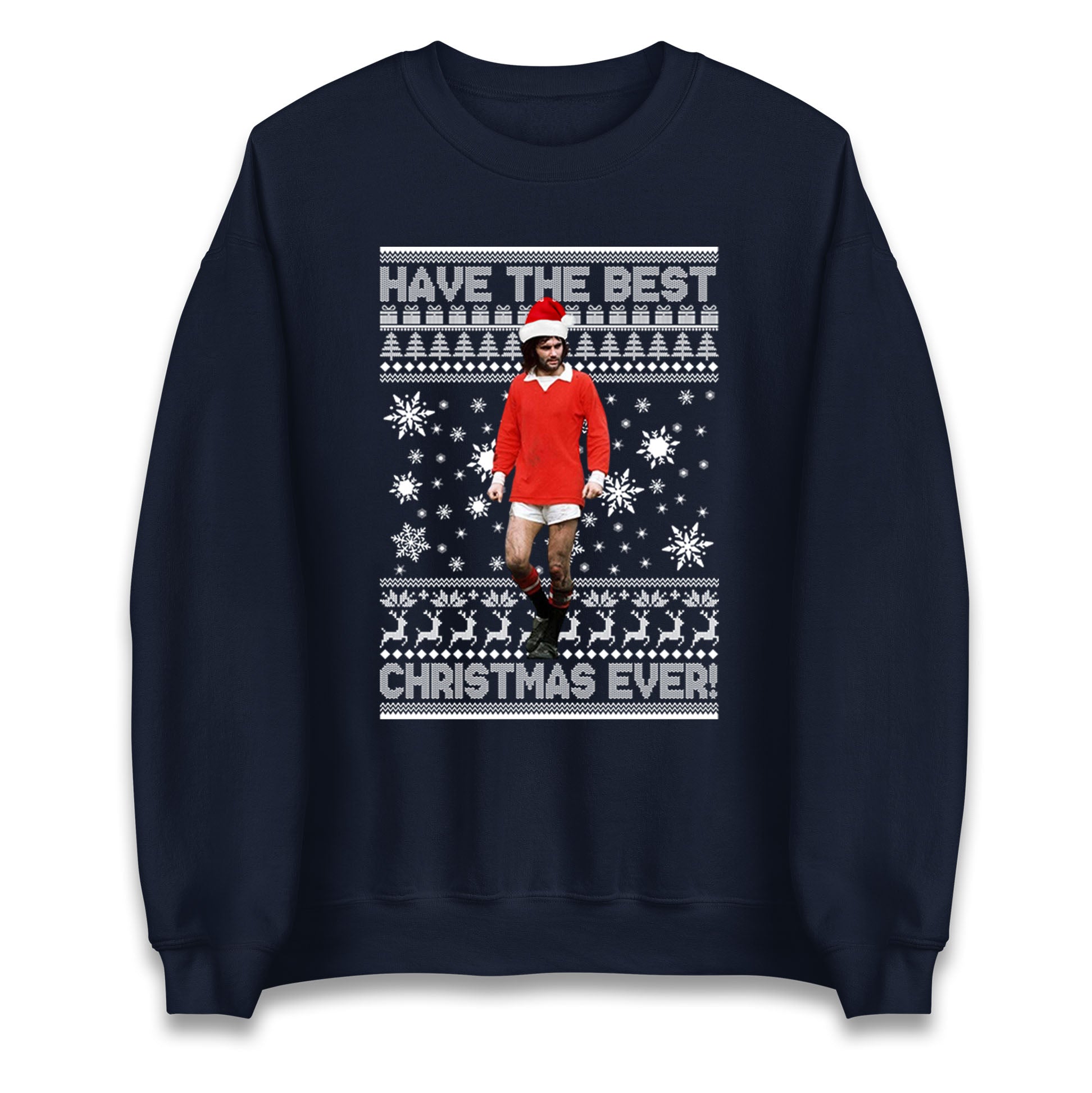 Christmas George Best Jumper