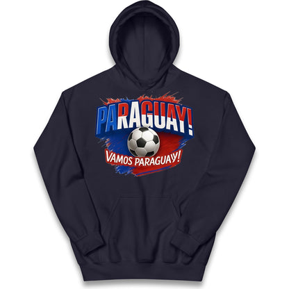 Paraguay Retro World Cup Kids Hoodie