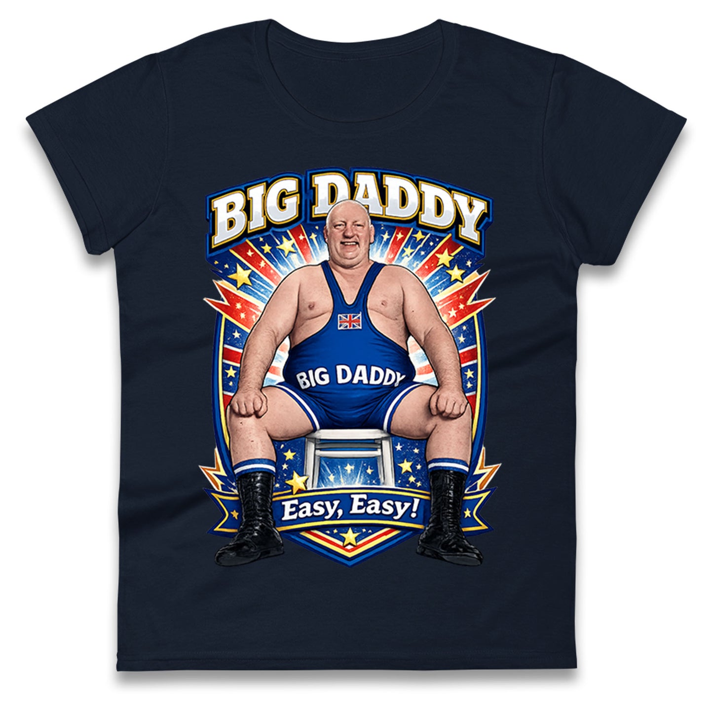 Big Daddy UK Wrestling Ladies T Shirt