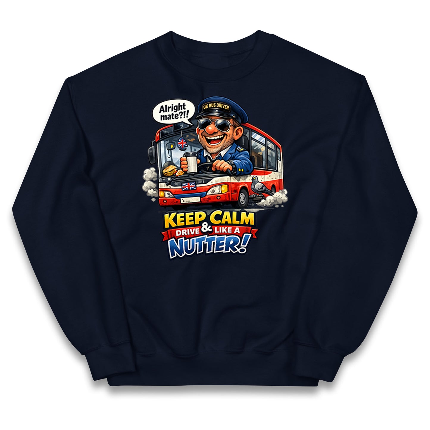  Bus Driver Job Kids Jumper
