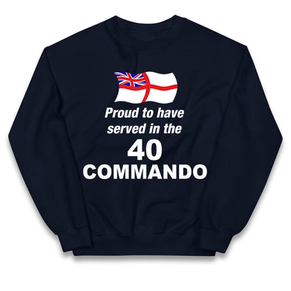 40 Commando Royal Marines Kids Jumper