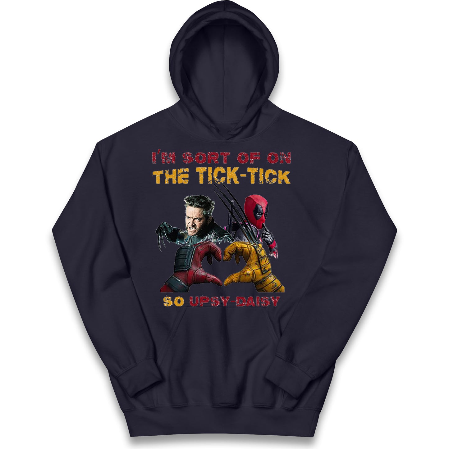 I'm Sort of on The Tick Tick so Upsy Daisy Kids Hoodie