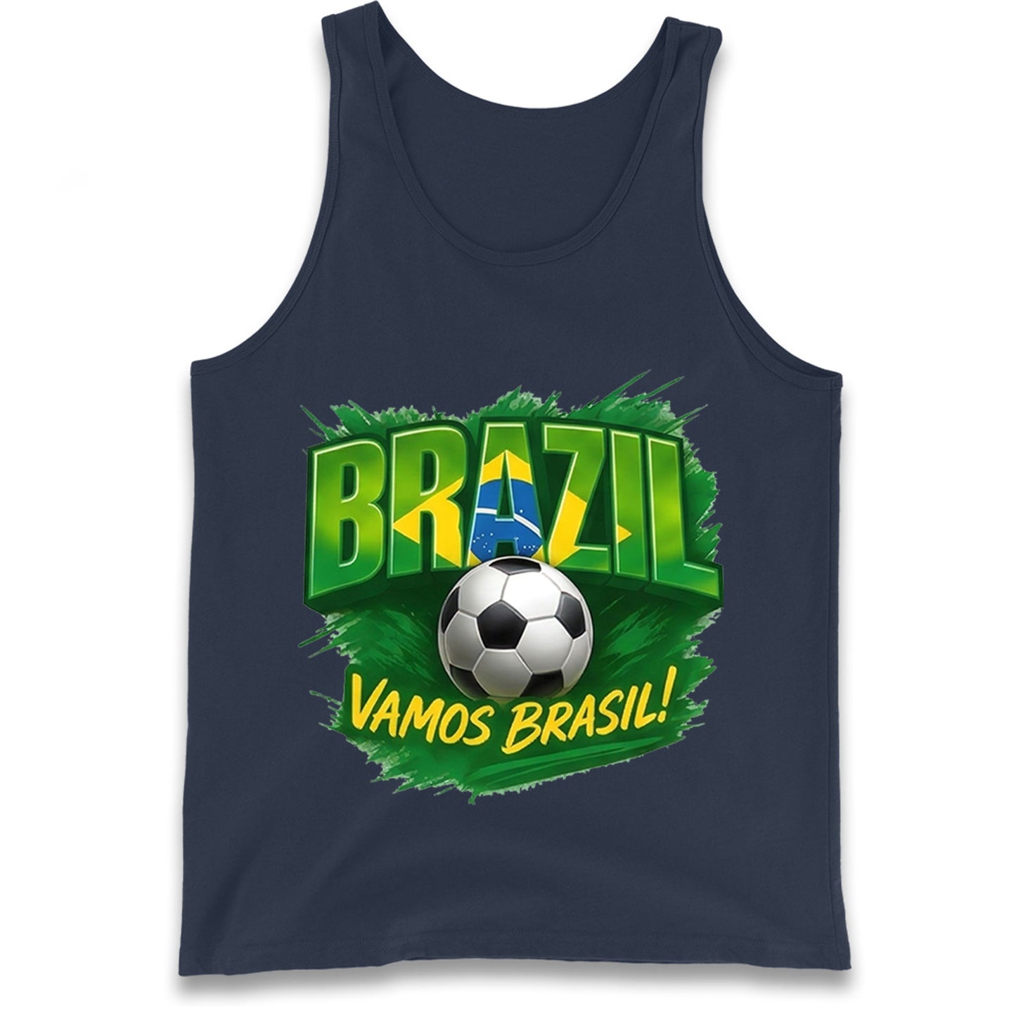 Brazil Retro Football Tank Top 
