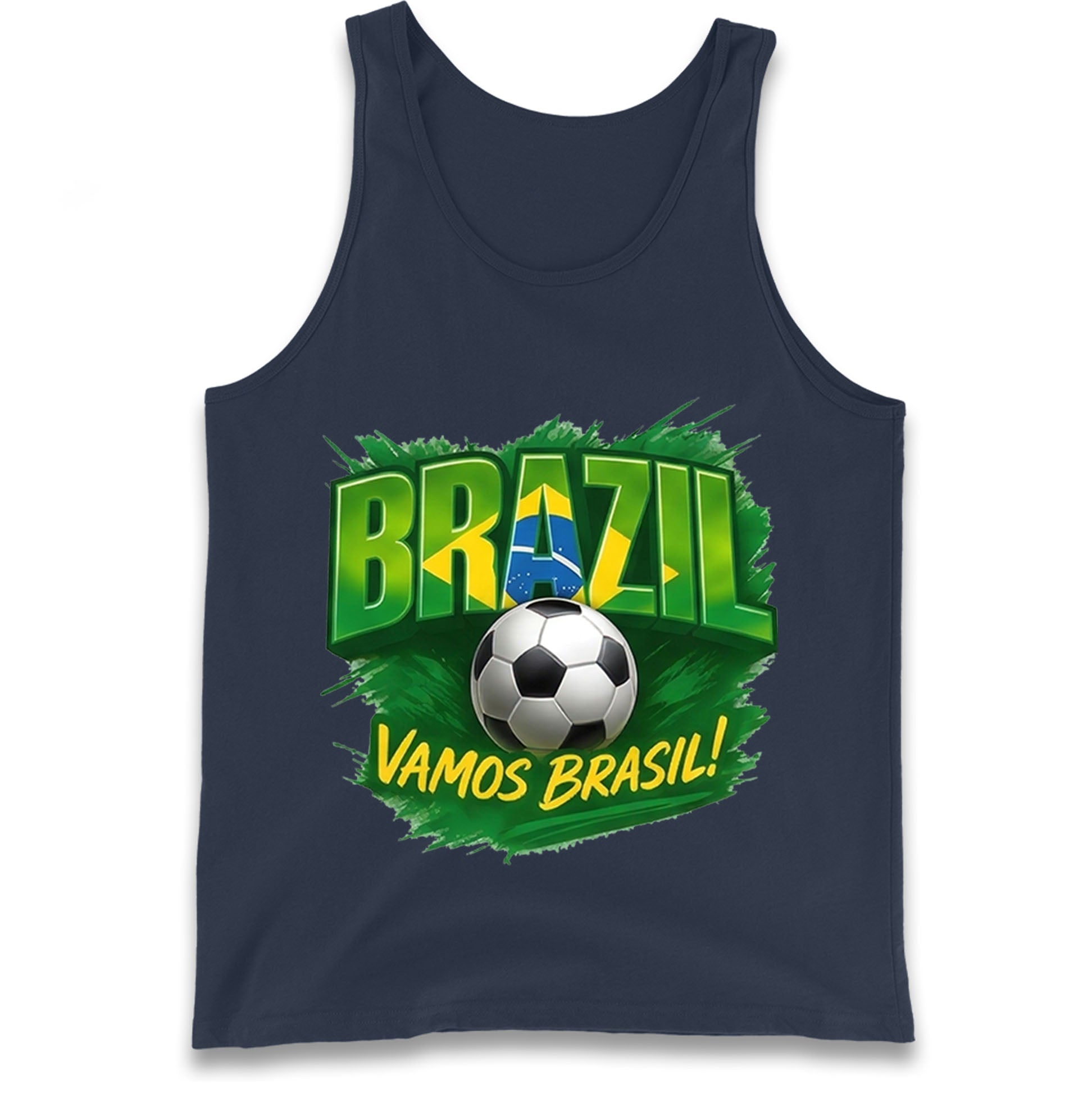 Brazil Retro Football Tank Top 