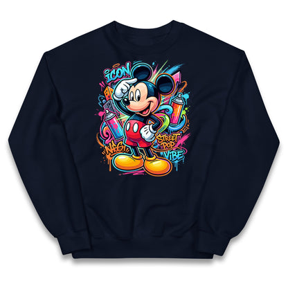 Graffiti Mickey Kids Jumper