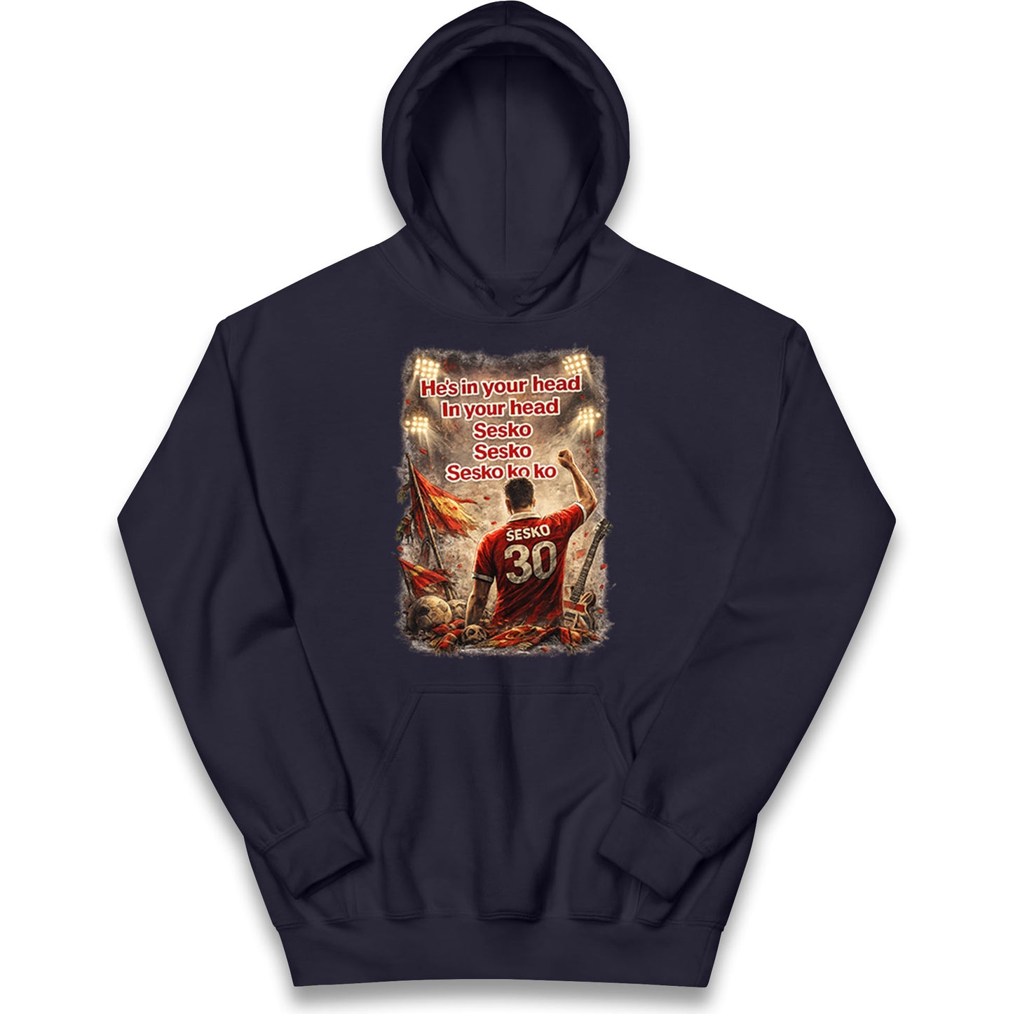 He's in Your Head in Your Head Sesko Sesko Sesko ko ko Kids Hoodie
