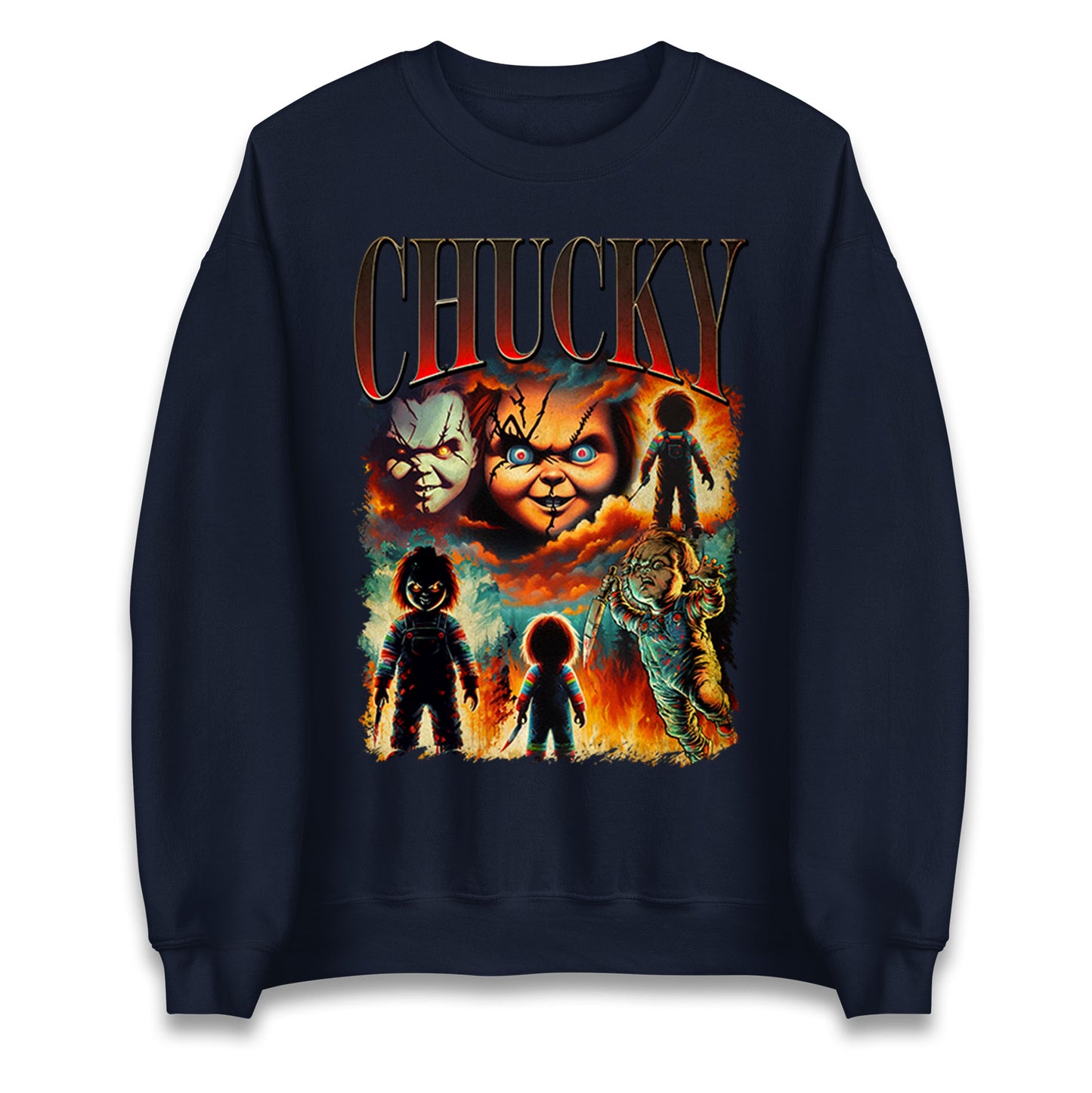 Chucky Doll Halloween Bootleg Unisex Sweatshirt
