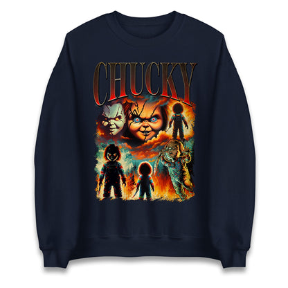 Chucky Doll Halloween Bootleg Unisex Sweatshirt