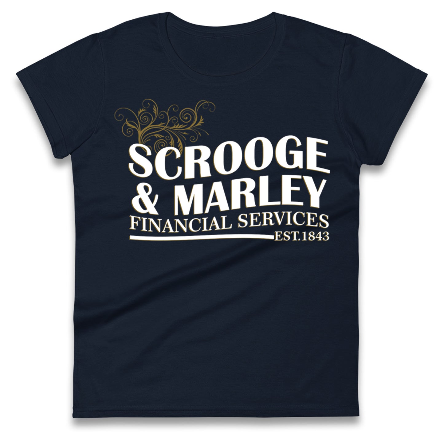 scrooge marley christmas womens top