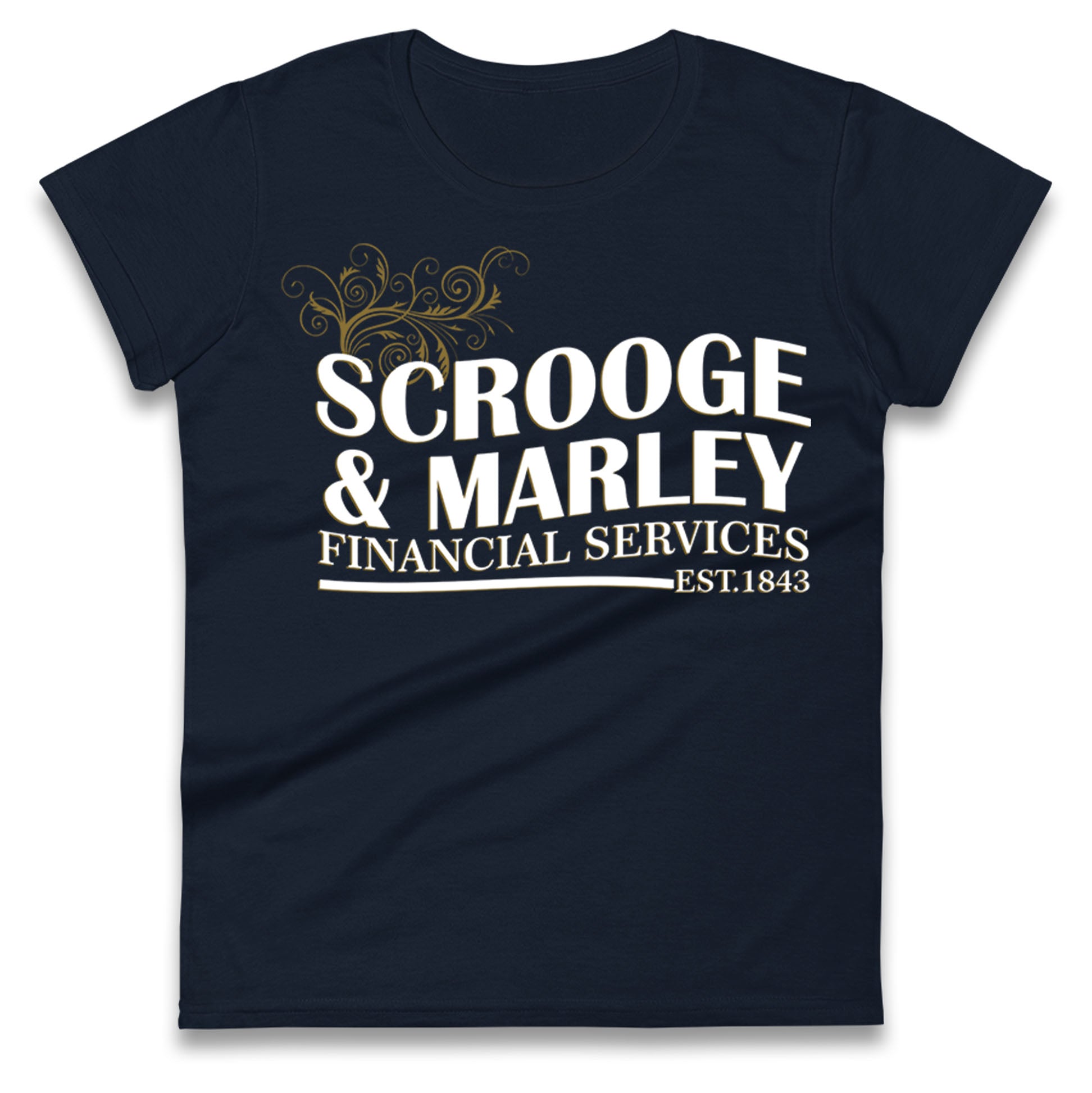 scrooge marley christmas womens top
