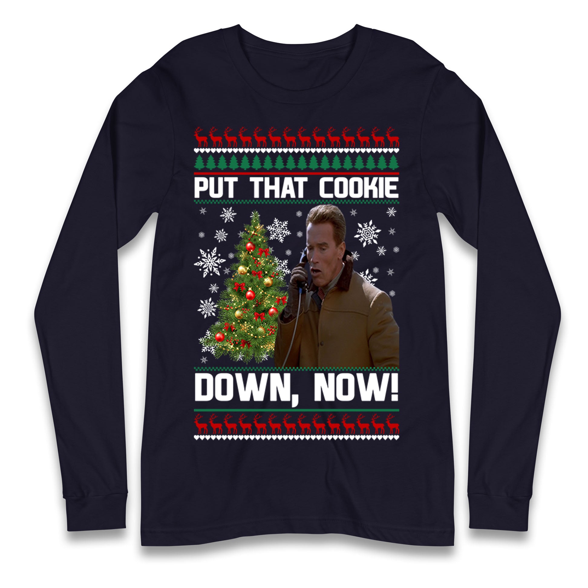 Arnie Christmas Longsleeve T Shirt