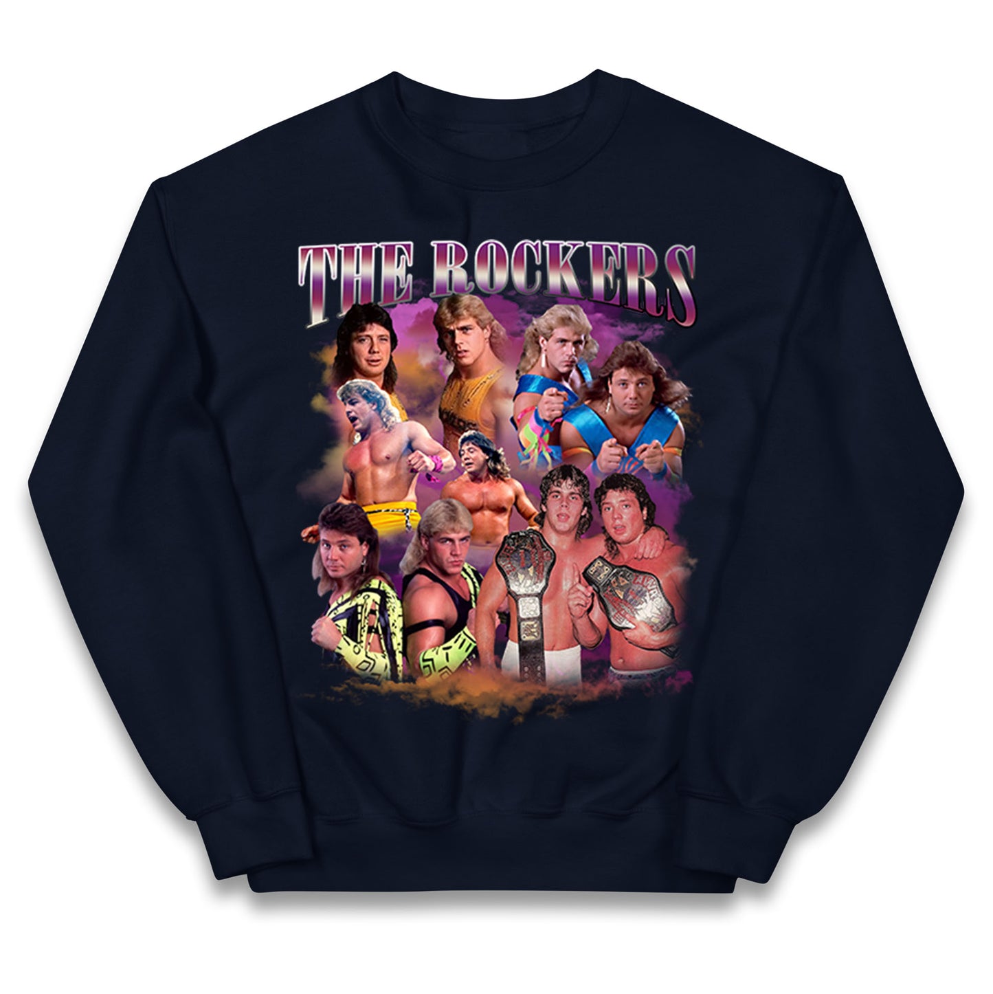 Retro The Rockers Bootleg Wrestling Kids Jumper