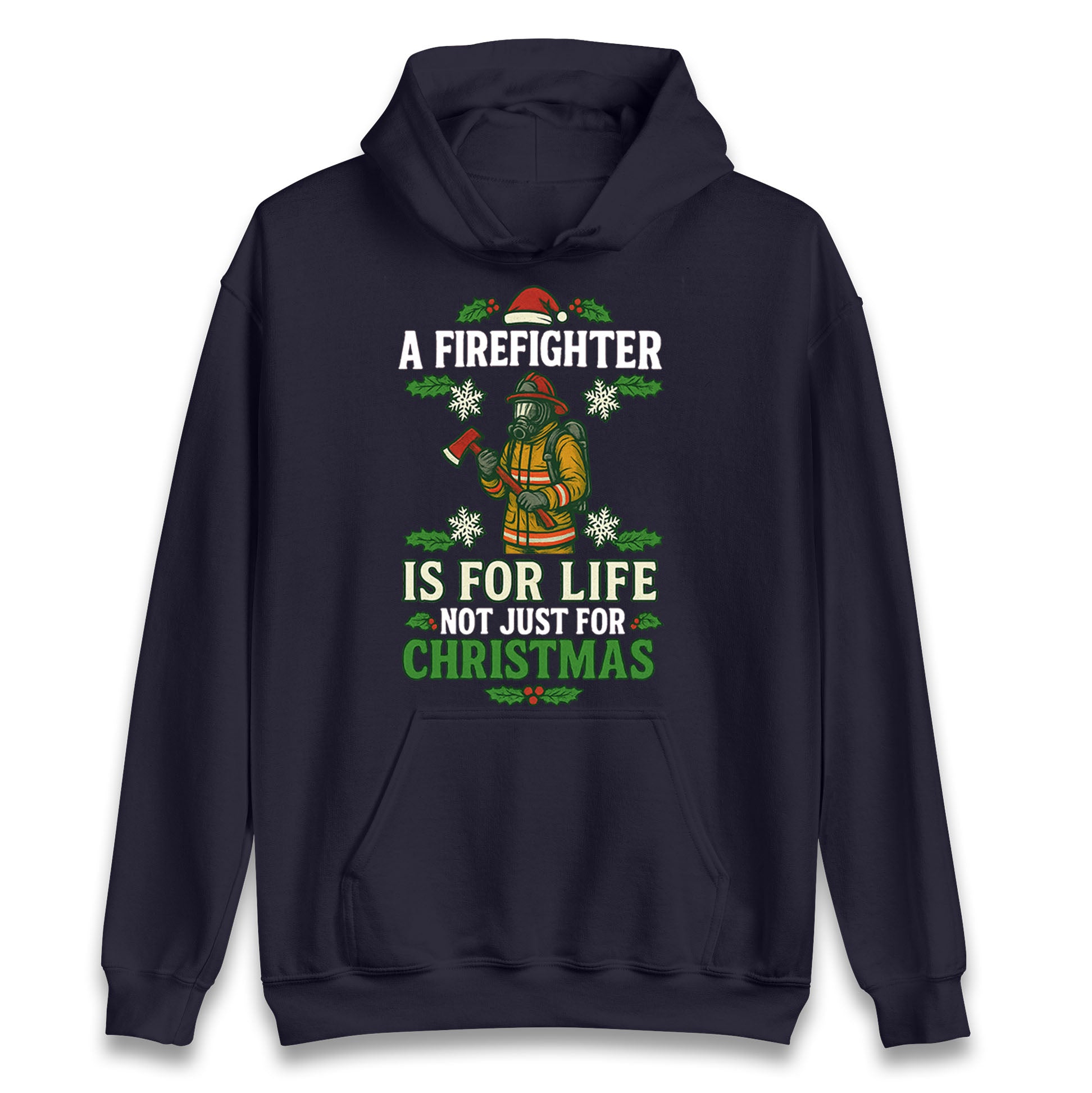 Firefighter Christmas Hoodie