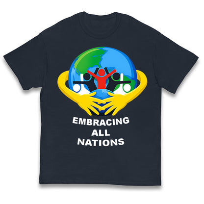 Embracing All Nations Kids T Shirt