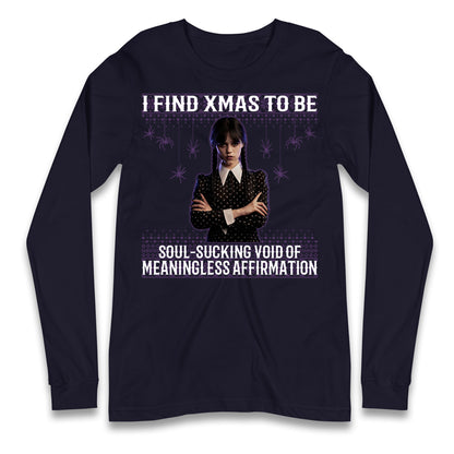 Wednesday Christmas Longsleeve T Shirt