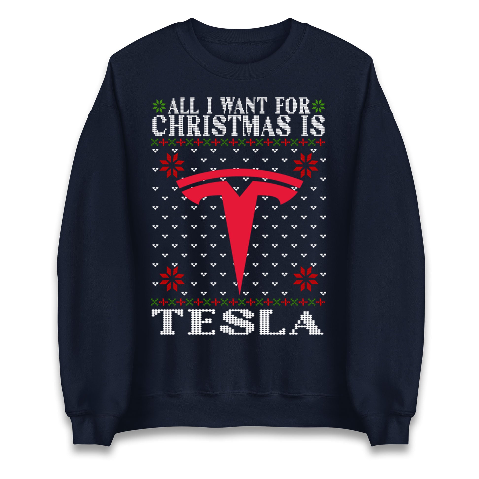 Tesla Christmas Jumper