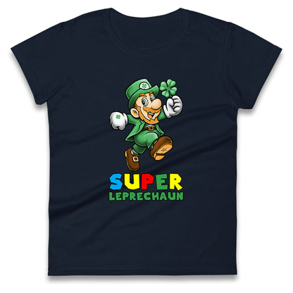 super leprechaun womens t shirt